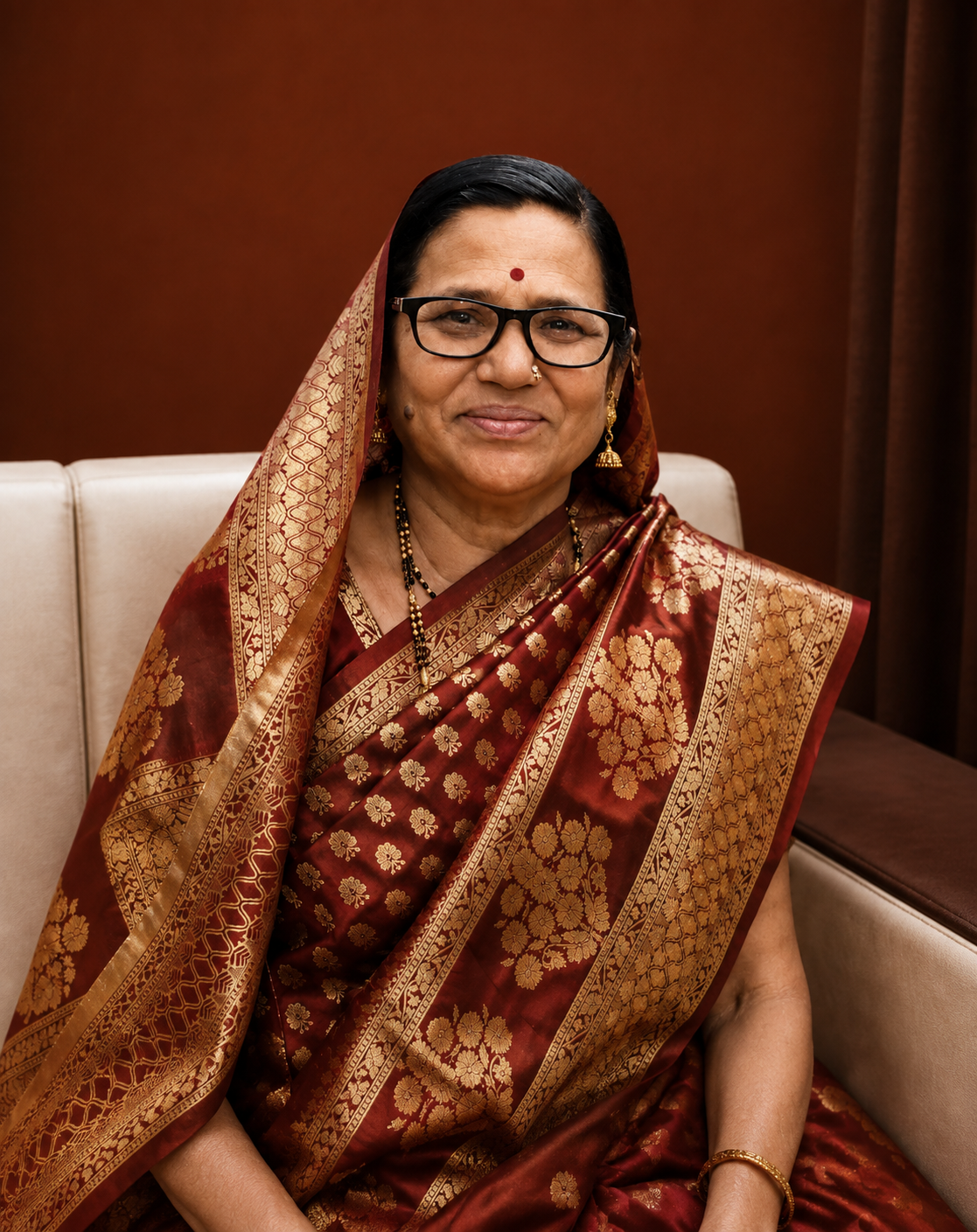 Portrait of Hirabai Bhamare, Secretary