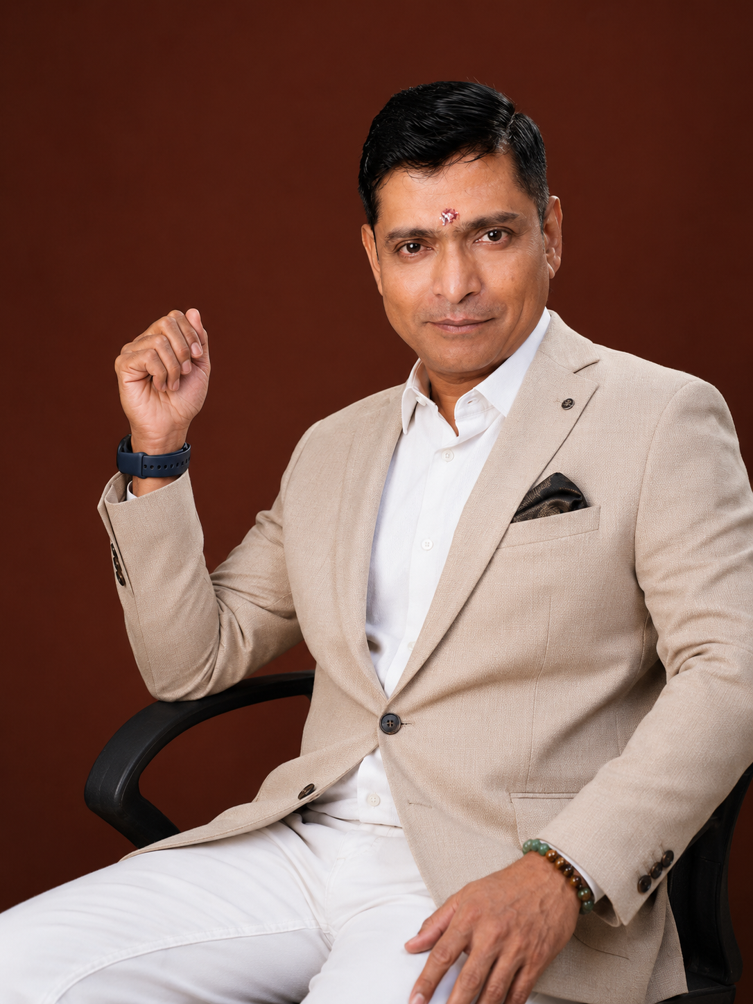 Portrait of Kumar Rothe, Trustee